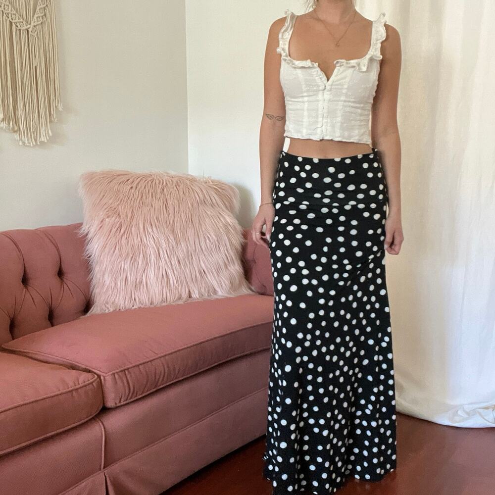 LulaRoe Polka Dot Skirt - Picture 3 of 8